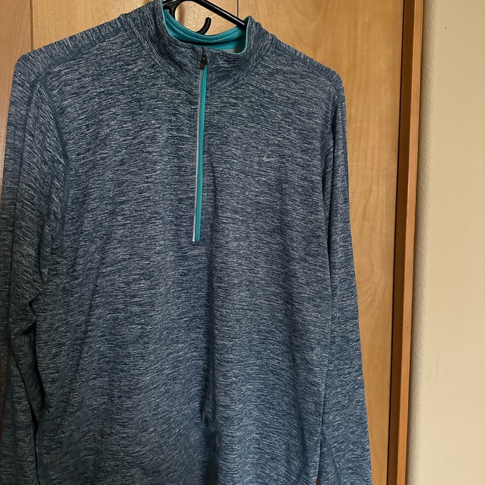 Nike Blue Quarter-Zip Sweatshirt